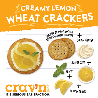 Lemon Wheat Crackers